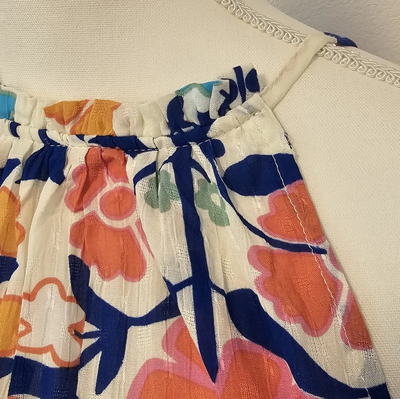 Rachel Roy Floral Sleeveless Halter Top Women's Size Small NWOT - Picture 8 of 9